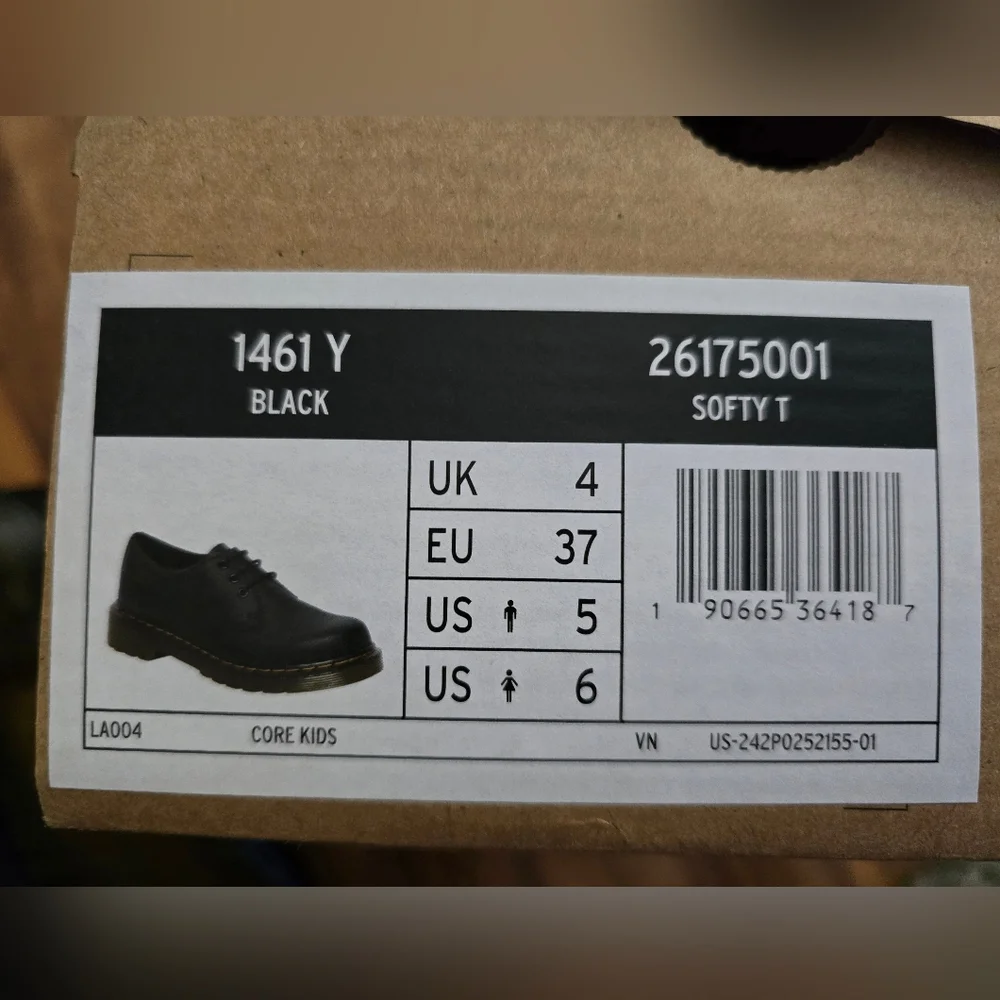 Dr. Martens Black Leather Oxfords - Picture 6 of 6